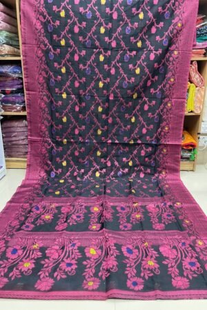 Tencel Jamdani Saree.